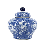 Ваза с крышкой в китайском стиле Гранатовое дерево Blooming Pomegranate варинант исполнения - 8 | Loft Concept в Ижевске