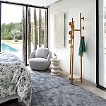 Полукруглое кресло из обивки меланж Halle Melange Armchair варинант исполнения - 4 | Loft Concept в Ижевске