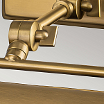 Светильник для картин цвета состаренная латунь с широким плафоном на прямоугольном основании Elstead Lighting варинант исполнения - 10 | Loft Concept в Ижевске