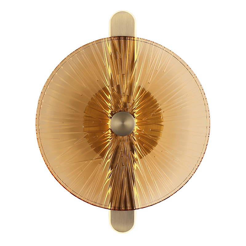 Бра с круглым стеклянным плафоном Gingham Янтарный Мятный в Ижевске | Loft Concept 