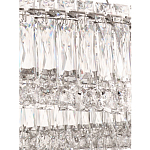 Люстра подвесная круглая из прозрачного хрусталя с корпусом из металла цвета хром Selfsufficient варинант исполнения - 6 | Loft Concept в Ижевске