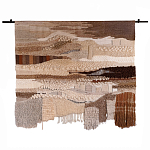 Тканый вручную монументальный настенный гобелен Earth Flow варинант исполнения - 6 | Loft Concept в Ижевске