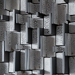 Абстрактное Объемное Панно Industrial panel Travers Coals варинант исполнения - 2 | Loft Concept в Ижевске