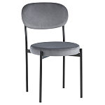 Стул с круглым сиденьем на металлическом основании ALFIE CHAIR Grey варинант исполнения - 1 | Loft Concept в Ижевске