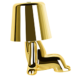 Настольная лампа фигурная цвета золото с гладким абажуром Высота 16 см Sophia варинант исполнения - 4 | Loft Concept в Ижевске