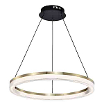 Люстра подвесная круглая светодиодная с золотым каркасом Ring Horizontal варинант исполнения - 3 | Loft Concept в Ижевске