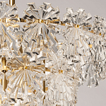 Люстра многоярусная с объемными прозрачными цветами Hanging Flowers варинант исполнения - 4 | Loft Concept в Ижевске