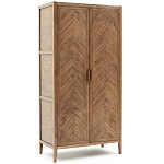 Шкаф из массива сосны с орнаментом "Ёлочка" Geometric Ornament варинант исполнения - 2 | Loft Concept в Ижевске