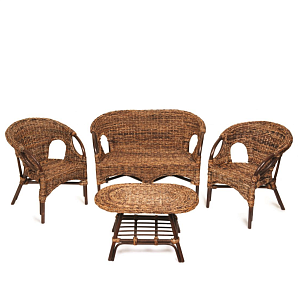 Комплект плетеной мебели Cognac