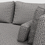 Мебельная ткань Шенилл серый цвет 142 см T4-46 варинант исполнения - 8 | Loft Concept в Ижевске