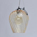 Подвесной светильник со стеклянном плафоном в форме бокала Kaleido варинант исполнения - 6 | Loft Concept в Ижевске