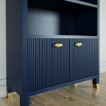 Книжный Стеллаж Elsa Dreams Blue с задней стенкой варинант исполнения - 1 | Loft Concept в Ижевске