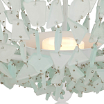 Люстра круглая с каскадом из декоративных элементов Sea Glass варинант исполнения - 3 | Loft Concept в Ижевске