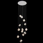 Люстра каскадная с мозаичным хрустальным оформлением Sparks of Crystal варинант исполнения - 2 | Loft Concept в Ижевске