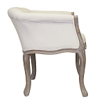 Кресло низкое в стиле прованс Бежевый Лен Louis French Armchair  варинант исполнения - 1 | Loft Concept в Ижевске