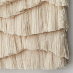 Светло-Бежевое Панно из нитей White Landscape Wall Hanging варинант исполнения - 1 | Loft Concept в Ижевске