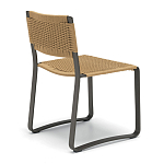 Дизайнерский стул с каркасом из металла с плетеными сиденьем и спинкой GREEN POINT Chair варинант исполнения - 3 | Loft Concept в Ижевске