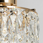 Потолочный светильник круглый с прозрачными подвесками Lunet варинант исполнения - 3 | Loft Concept в Ижевске