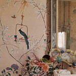 Обои ручная роспись Cecily pink варинант исполнения - 5 | Loft Concept в Ижевске