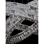 Люстра на 2 кольца с текстурной огранкой Reflection of Reality варинант исполнения - 8 | Loft Concept в Ижевске