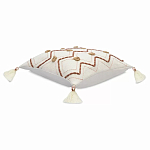 Подушка декоративная с геометрическим узором и кисточками Divine Abstractions варинант исполнения - 1 | Loft Concept в Ижевске