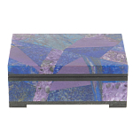 Шкатулка из натурального камня лазурит и чароит Stone Casket варинант исполнения - 2 | Loft Concept в Ижевске