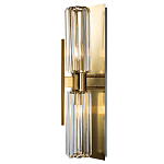 Бра с двумя хрустальными цилиндрическими плафонами Glass TUBE варинант исполнения - 2 | Loft Concept в Ижевске