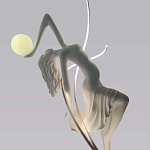 Торшер белая статуэтка Девушка Girl Carries Light Balls варинант исполнения - 2 | Loft Concept в Ижевске