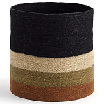 Плетеная корзина в полоску Iweala Wicker Basket варинант исполнения - 1 | Loft Concept в Ижевске