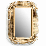 Зеркало из ротанга WICKER MIRROR варинант исполнения - 1 | Loft Concept в Ижевске