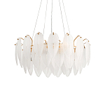 Люстра Mont Saint-Michel Золотая с Рельефным Стеклом варинант исполнения - 4 | Loft Concept в Ижевске