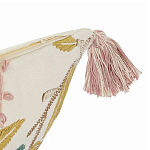 Чехол на подушку с кисточками и вышивкой птиц Ethnic mix Birds Rect варинант исполнения - 2 | Loft Concept в Ижевске