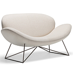 Дизайнерский двухместный диван Gio Ponti D.157.6  - DUE FOGLIE Sofa варинант исполнения - 7 | Loft Concept в Ижевске