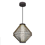 Подвесной светильник с плетеным металлическим каркасом Metal Interweaving варинант исполнения - 1 | Loft Concept в Ижевске
