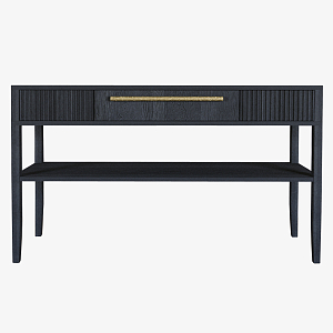 Дизайнерская Консоль с полкой и ящиком Primo Черный дуб
