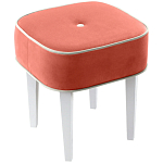 Квадратный мягкий пуф на белых ножках Winton Pouf Square варинант исполнения - 15 | Loft Concept в Ижевске