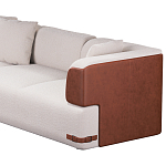 Трехместный диван Richmond с кожаной отделкой варинант исполнения - 6 | Loft Concept в Ижевске