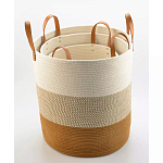 Корзина для хранения с ручками Interlacement Stripes S варинант исполнения - 1 | Loft Concept в Ижевске