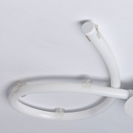 Люстра белого цвета с тремя изогнутыми светодиоидными плафонами Luke Lampco Tracer Lamp варинант исполнения - 8 | Loft Concept в Ижевске