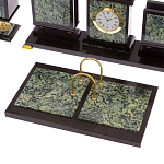 Настольный письменный набор из нефрита на ножках Executive Recruitment варинант исполнения - 2 | Loft Concept в Ижевске