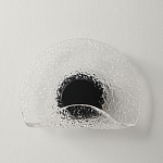 Бра из текстурированного прозрачного стекла с изогнутым краем Textured Glass  варинант исполнения - 4 | Loft Concept в Ижевске