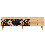 Длинная ТВ-тумба с принтом на ящиках Elise TV Stand варинант исполнения - 10 | Loft Concept в Ижевске