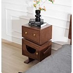 Тумбочка прикроватная с ящиком и дверцей Робот Robot Desk варинант исполнения - 4 | Loft Concept в Ижевске