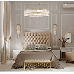 Бра с каскадом из прозрачного хрусталя и корпусом золотого цвета Constant Sparks варинант исполнения - 6 | Loft Concept в Ижевске