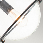 Подвесной светильник с прозрачным плафоном в форме шара в арочной подвеске Hinkley варинант исполнения - 7 | Loft Concept в Ижевске