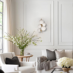 Бра с золотым основанием и 5-ю белыми шарообразными плафонами Bubble варинант исполнения - 4 | Loft Concept в Ижевске