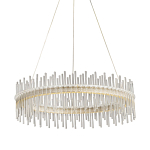 Люстра круглая с прозрачными стеклянными трубками 51 см Nembus варинант исполнения - 1 | Loft Concept в Ижевске