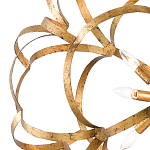 Люстра круглая в виде объёмного цветка Golden Flower Sphere варинант исполнения - 1 | Loft Concept в Ижевске