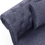 Мебельная ткань Шенилл синий цвет 138 см T4-33 варинант исполнения - 7 | Loft Concept в Ижевске