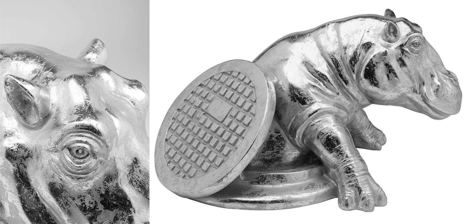 Статуэтка Chrome Hippo - Loft-Concept в Ижевске